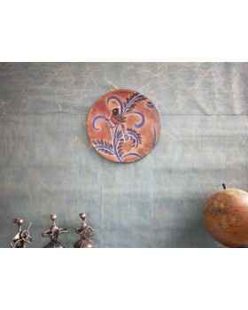 Wooden Wall Decor Plate - Multicolor